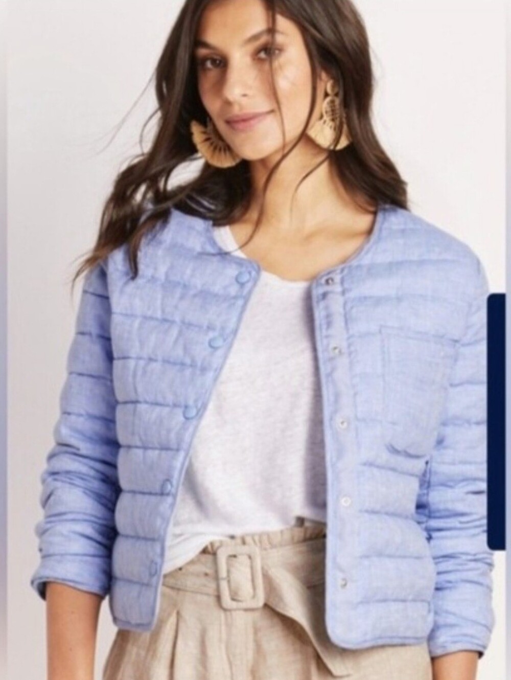 VINEYARD VINES | NWT | down puff jacket | light blue | stunning material